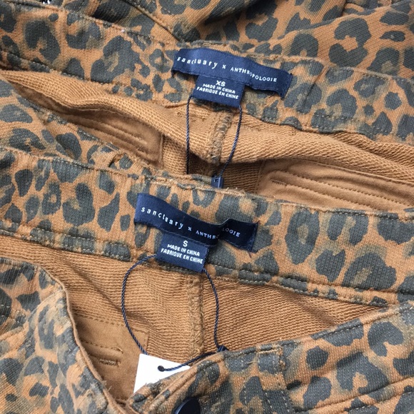 Sanctuary + Anthropologie Leopard Joggers - Picture 5 of 9
